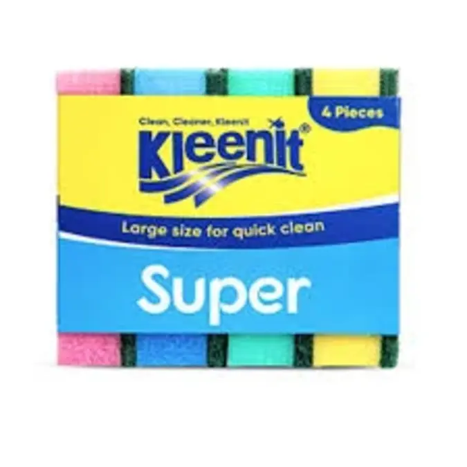 Kleenit Super Scouring Pad 4Pack